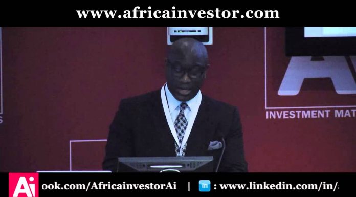 Hubert Danso CEO and Vice Chairman, Africa investor, opens the Ai CEO Investment Summit 2015