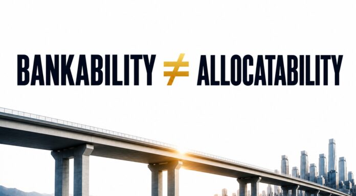 Allocatability, not Bankability, may be the Primary Constraint on Infrastructure Capital at Scale
